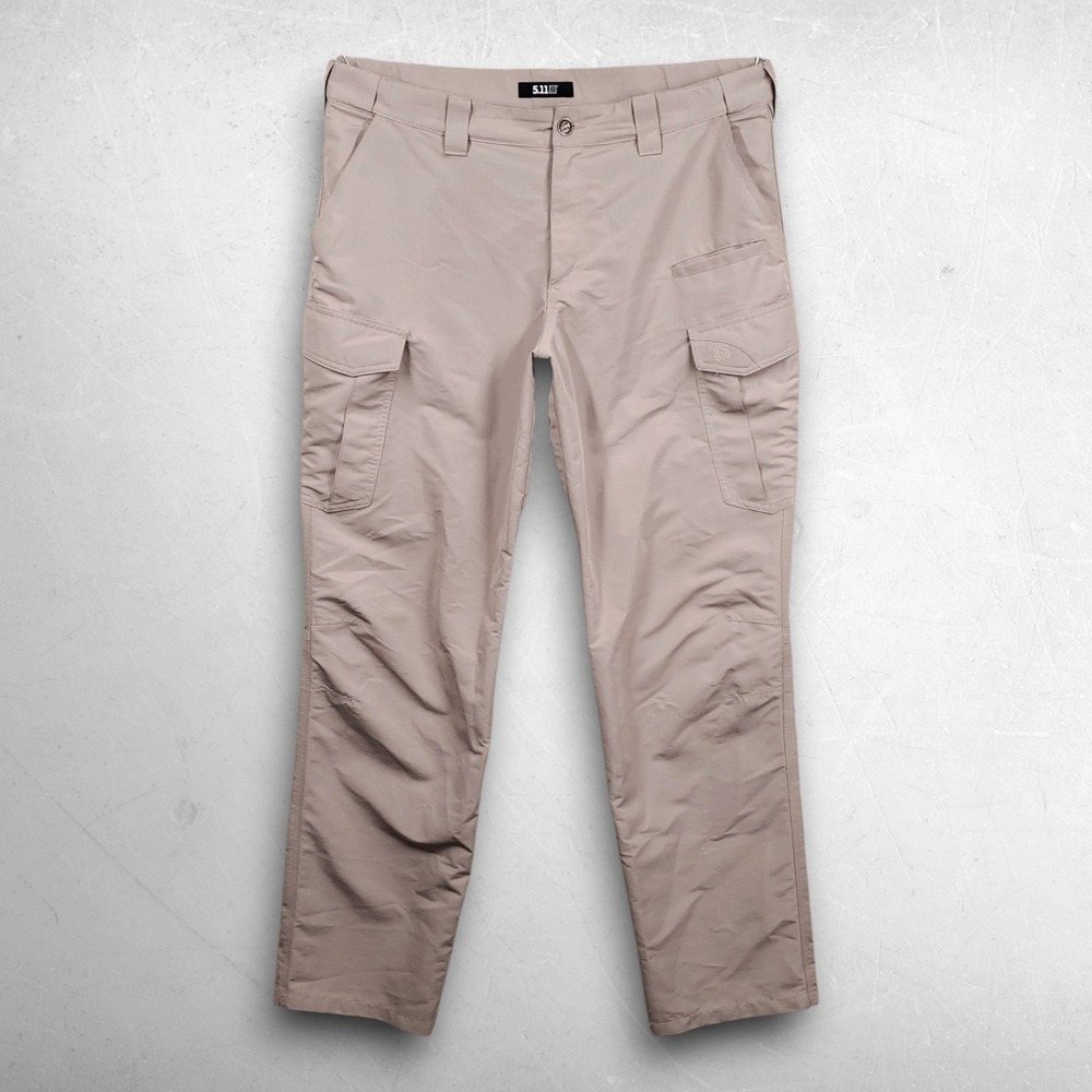 5.11 Tactical Ripstop Fast-Tac Cargo Pants Men 40x34 Khaki Gorpcore Hiking 74439